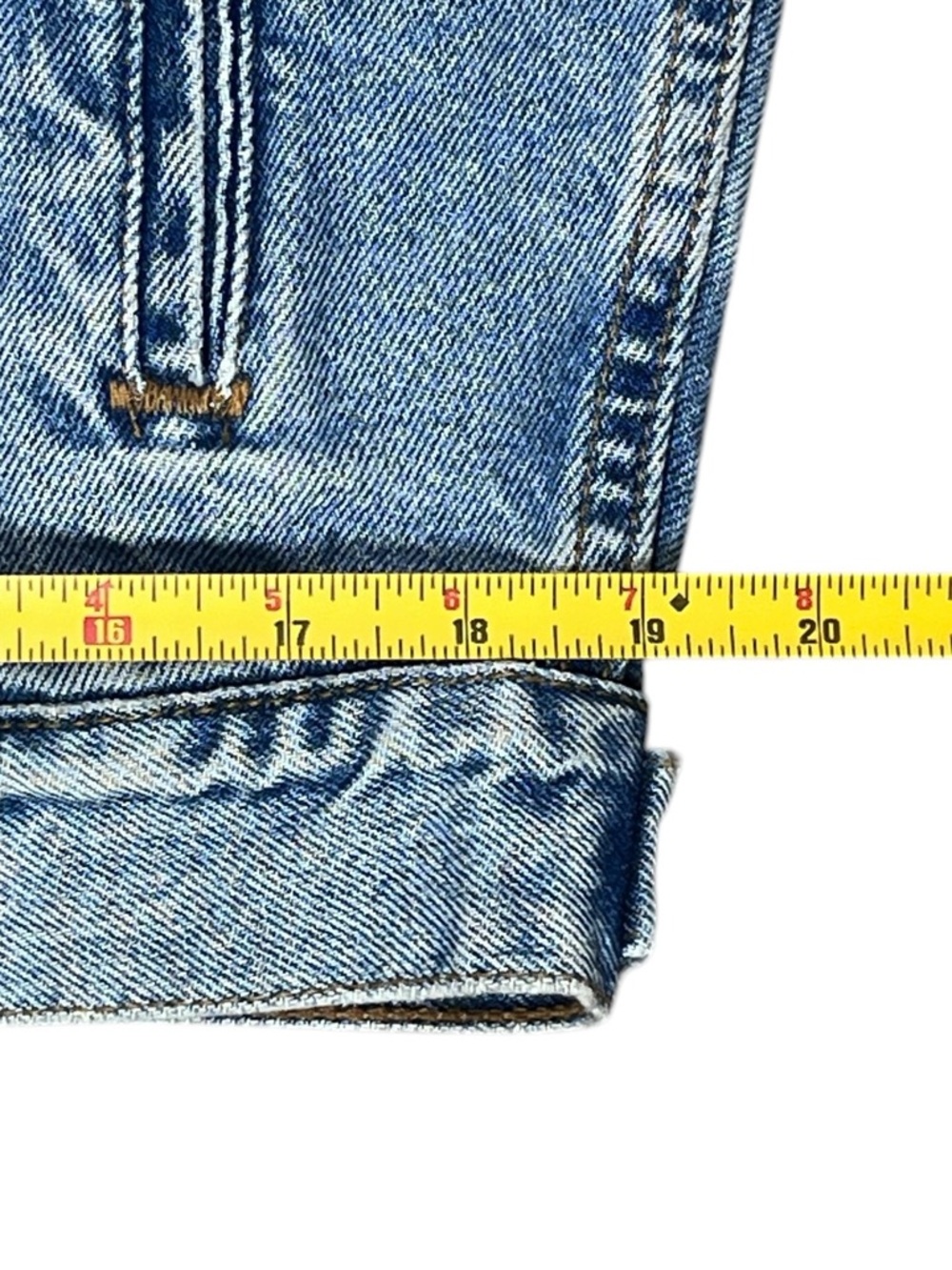 Levi’s 70507-0389 90s Vintage Blue Denim Trucker Jacket Mens Small USA - Picture 11 of 12